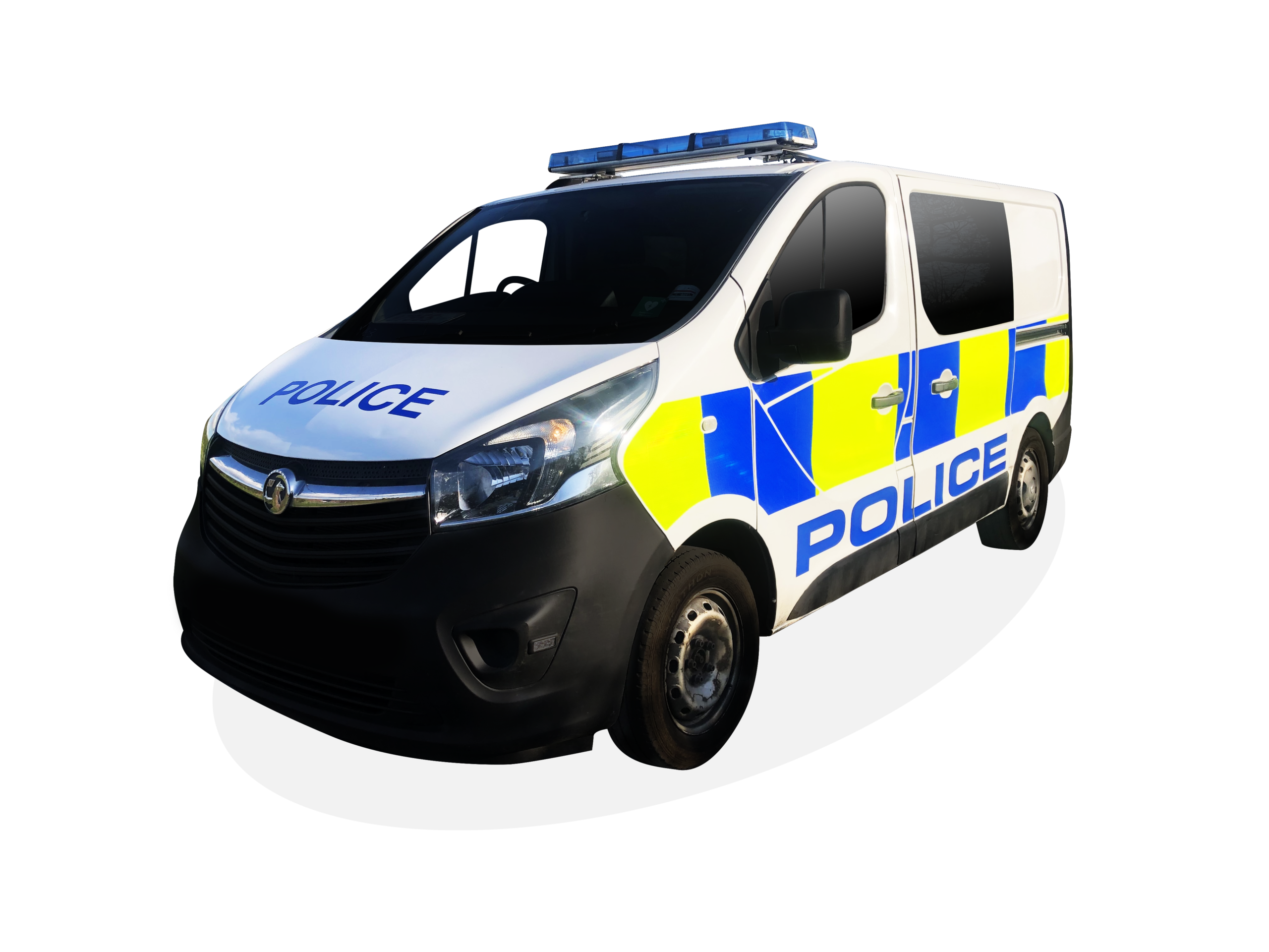 police van cut out