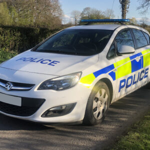 Vauxhall Astra British Police Car