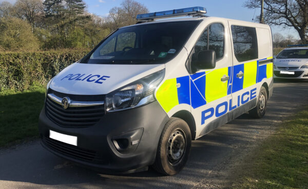 Vauxhall Vivaro British Police Van